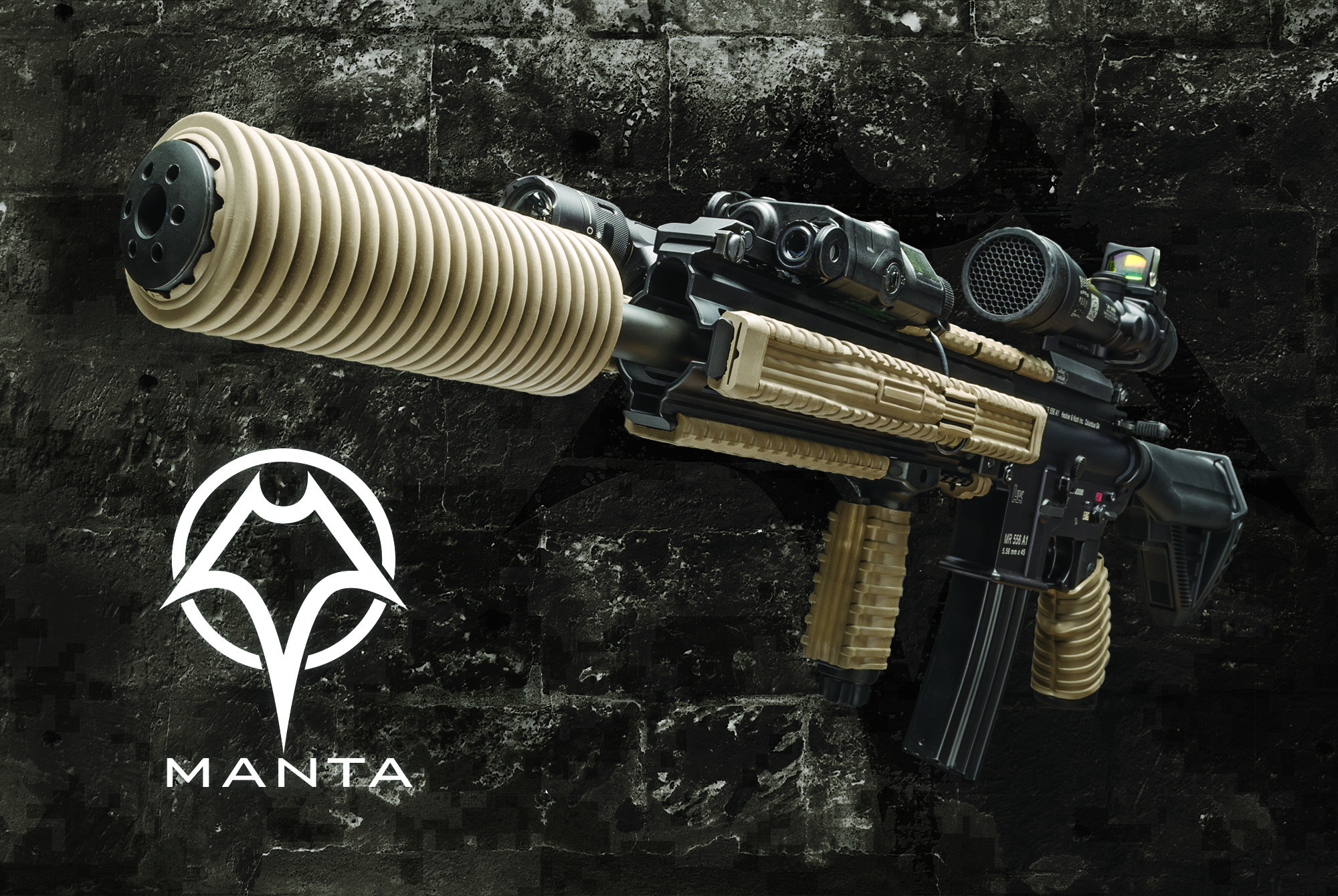 MANTA Suppressor Cover FDE (NEW)
