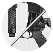 Vertical Grip Sleeves (1.0 ID) - Manta Defense Weapon Accessories